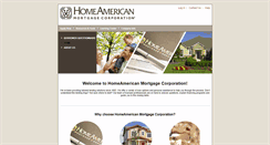 Desktop Screenshot of homeamericanmortgage.com