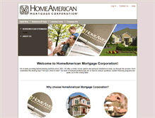 Tablet Screenshot of homeamericanmortgage.com
